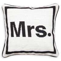 Mrs Needlepoint Pillow, small